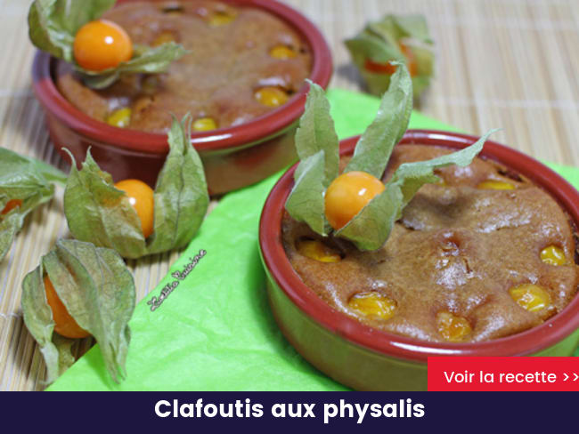 Clafoutis aux physalis